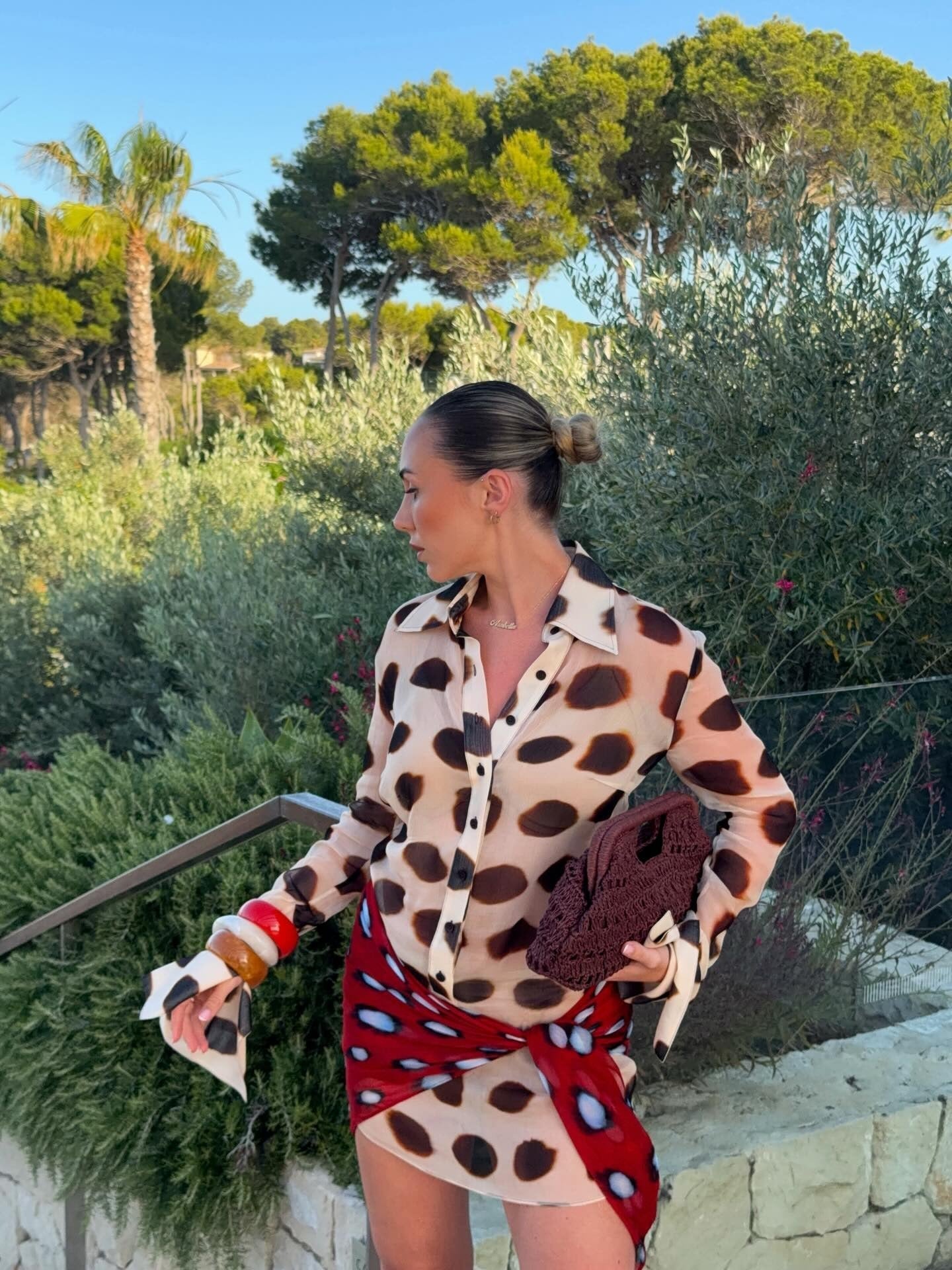 SOERA Margot Animal Print Shirt Dress - Dress - SOERA-154243-S-OS-14019 S