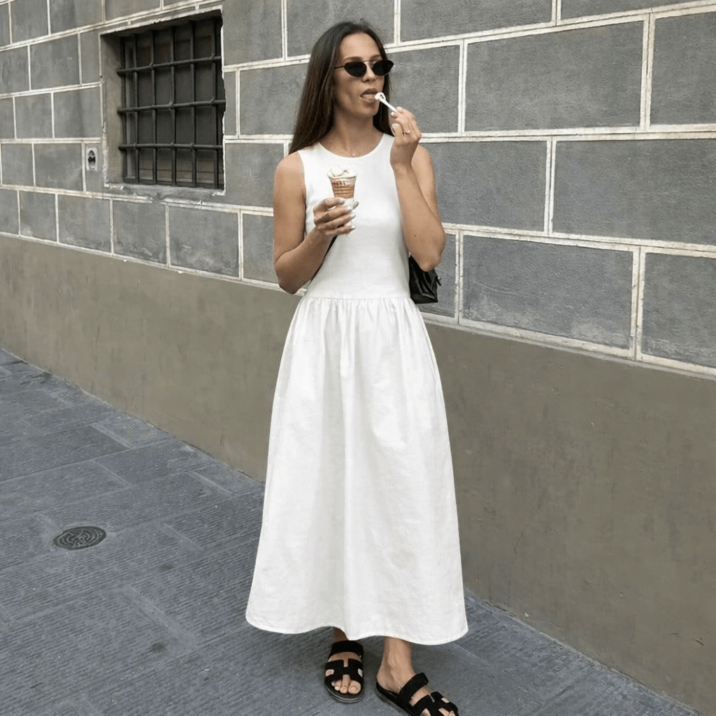 SOERA Shirley Sleeveless Summer Dress - Dresses - 1005007440160846-;ZT1772045931630405692 Beige M