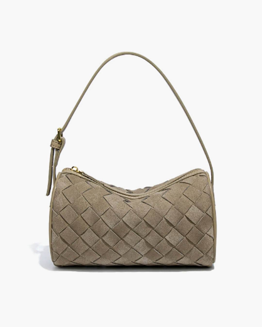 SOERA Jessica Woven Suede Bag - Handbags - Soera-Jessica-Woven-Suede-Bag-Handbag/LightBrown Light Brown Regular