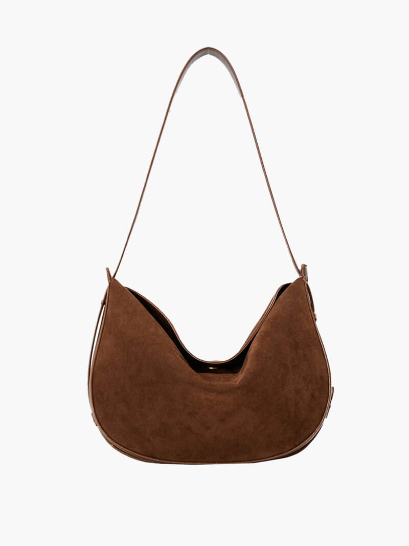 SOERA Lily Faux Suede Bag - Handbags - Soera-Lily-Faux-Suede-Bag-Beige Beige Regular