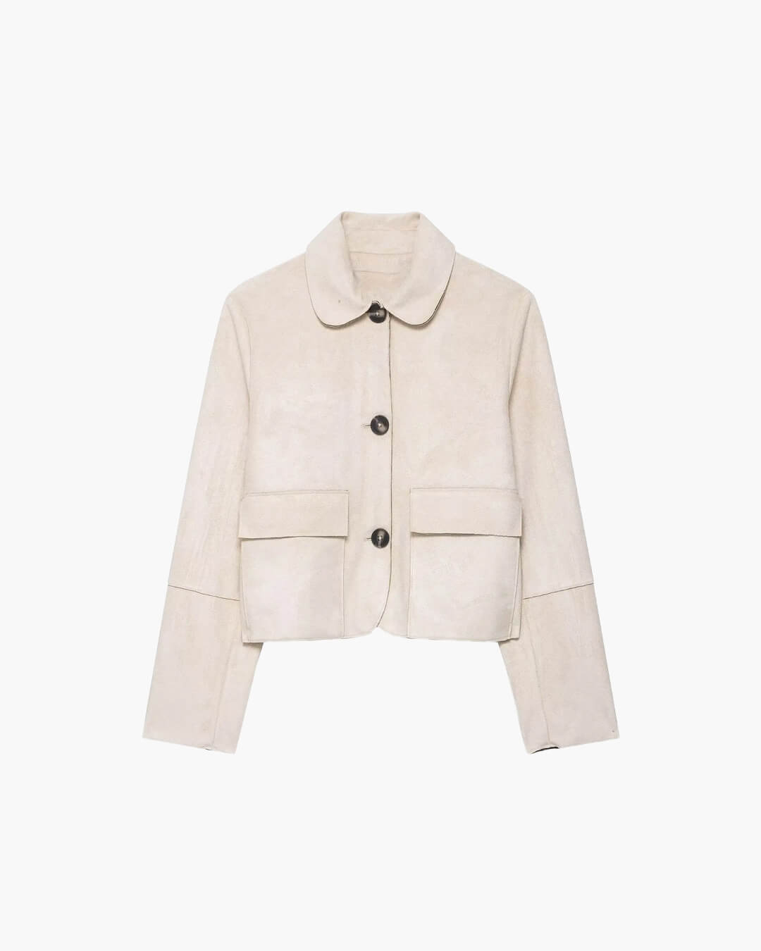 SOERA Elara Suede Jacket - jackets - 3256809599278105-;hP1757549903450664435 Brown S