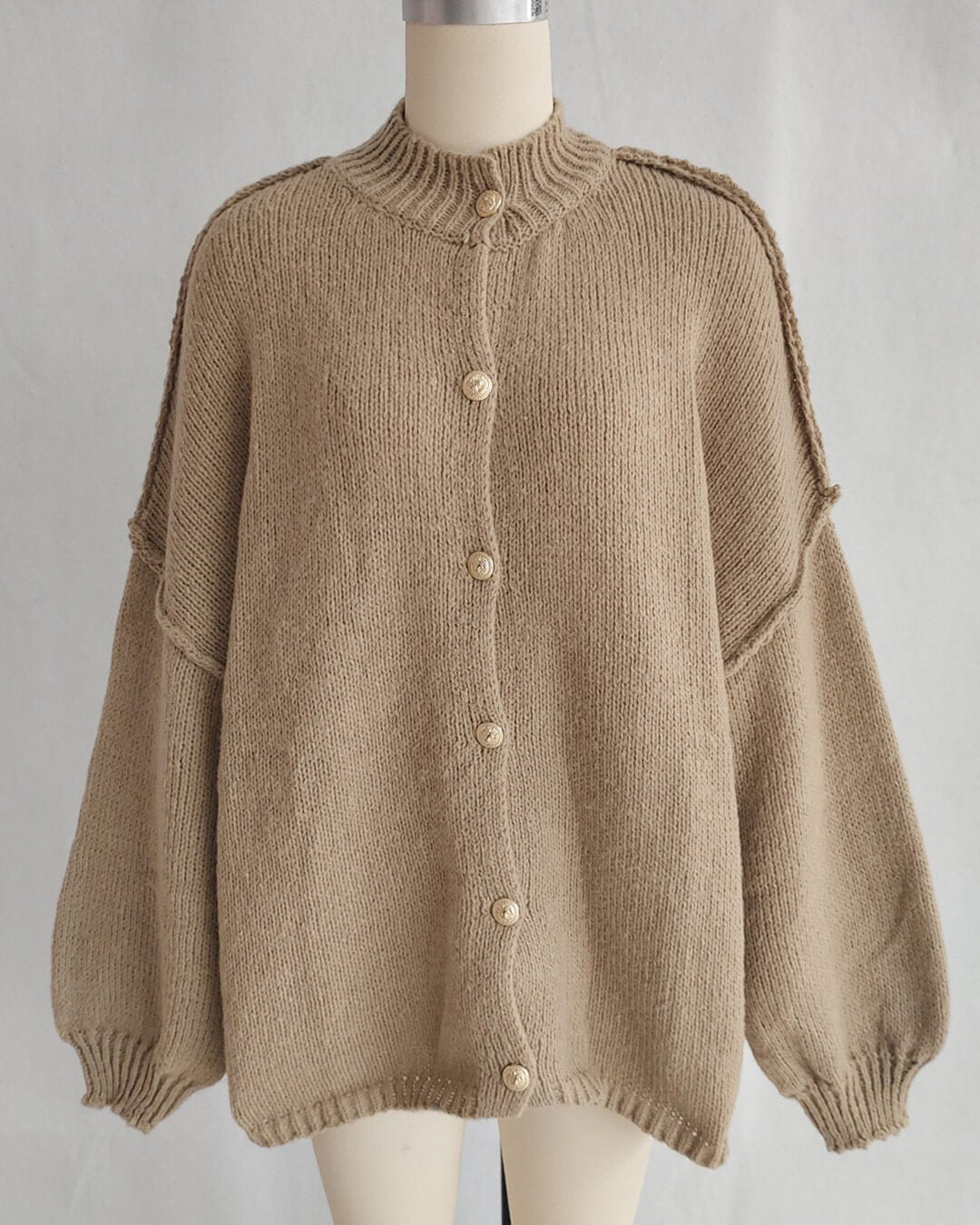 SOERA Greta Long Cardigan - Sweaters & Cardigans - ti1758162480456725953 Khaki S