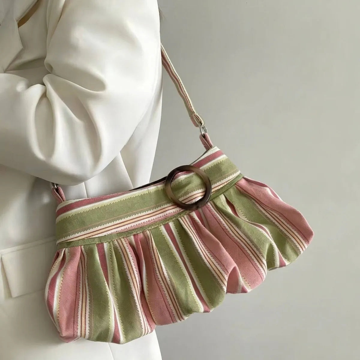 SOERA Sophia Striped Shoulder Bag