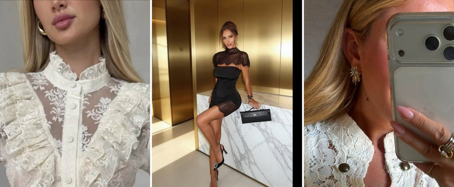 Lace & Sheer Layers: The Romantic Fabric Edit for Autumn