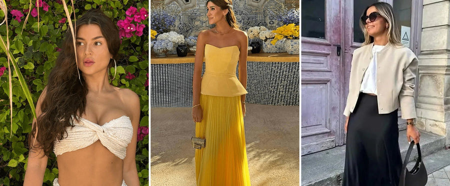 The Column Skirt: Why This Sleek Shape Owns Late Summer