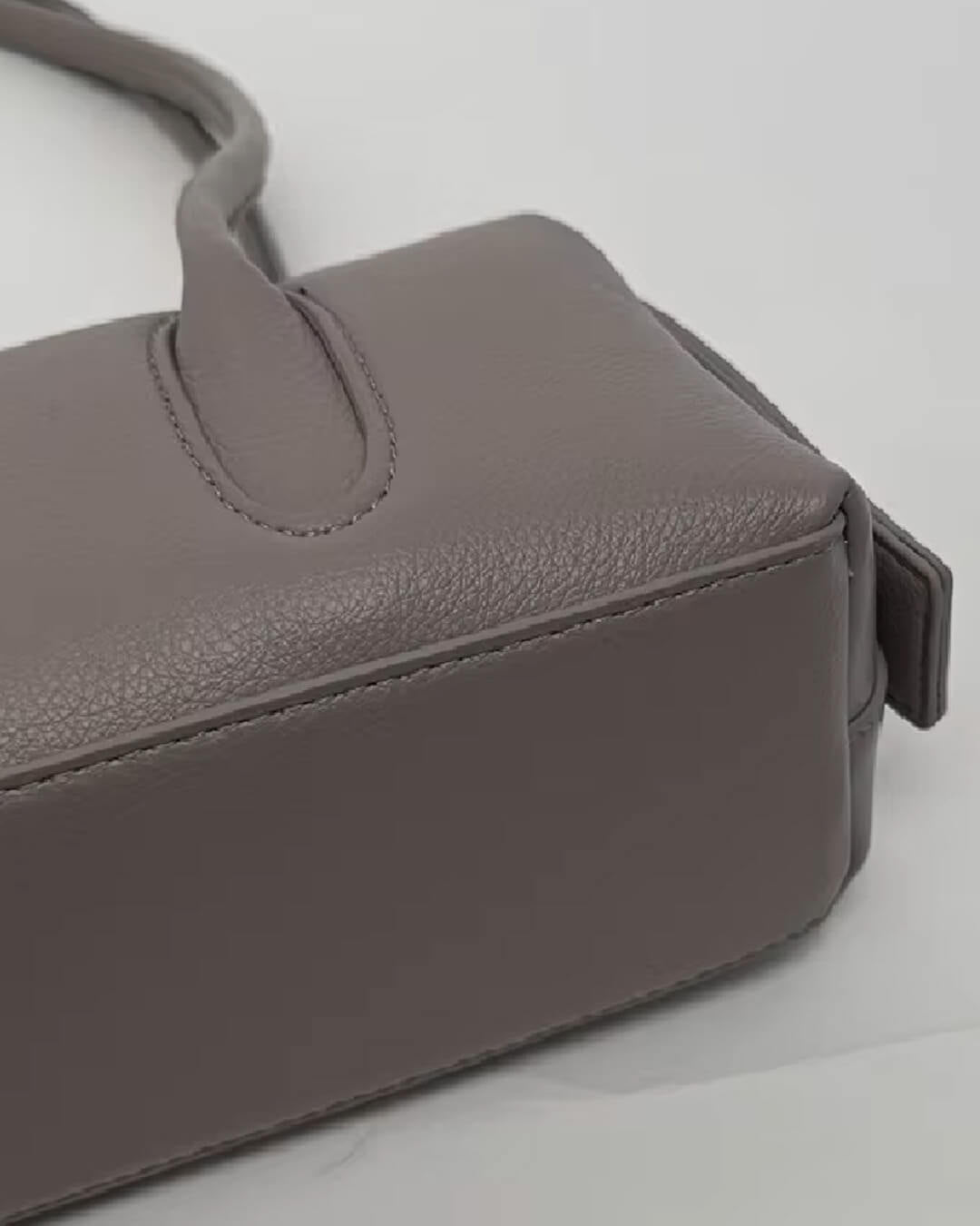 SOERA Julie Cylindrical Leather Shoulder Bag - Bag - SOERA-050115-GRE-OS-68163 Taupe-Grey