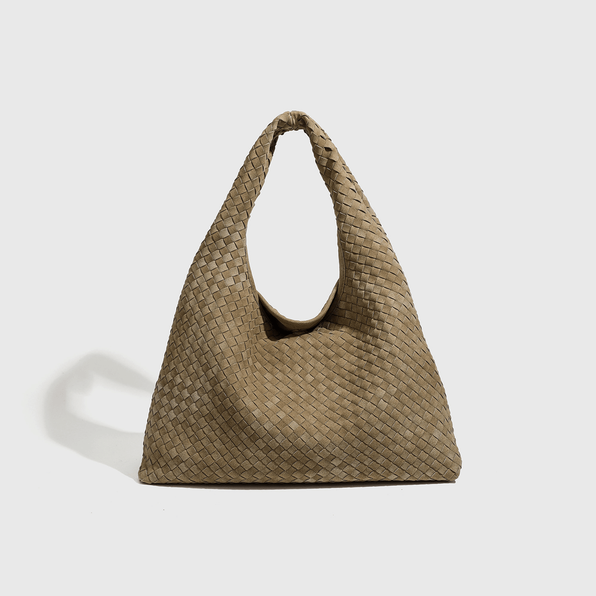 SOERA Linda Woven Faux Suede Tote Bag - Bag - SOERA-487811-BLA-30CMMA-61795 Beige