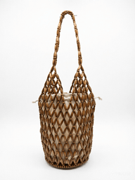 Margot Woven Beaded Tote Bag