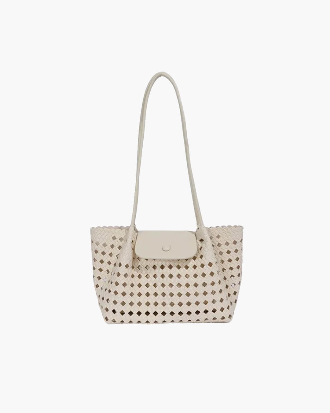 SOERA Marina Embossed Shoulder Bag - Bag - SOERA-115459-IVO-OS-36675 Ivory