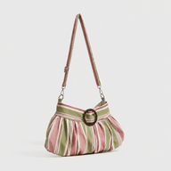 Sophia Striped Shoulder Bag