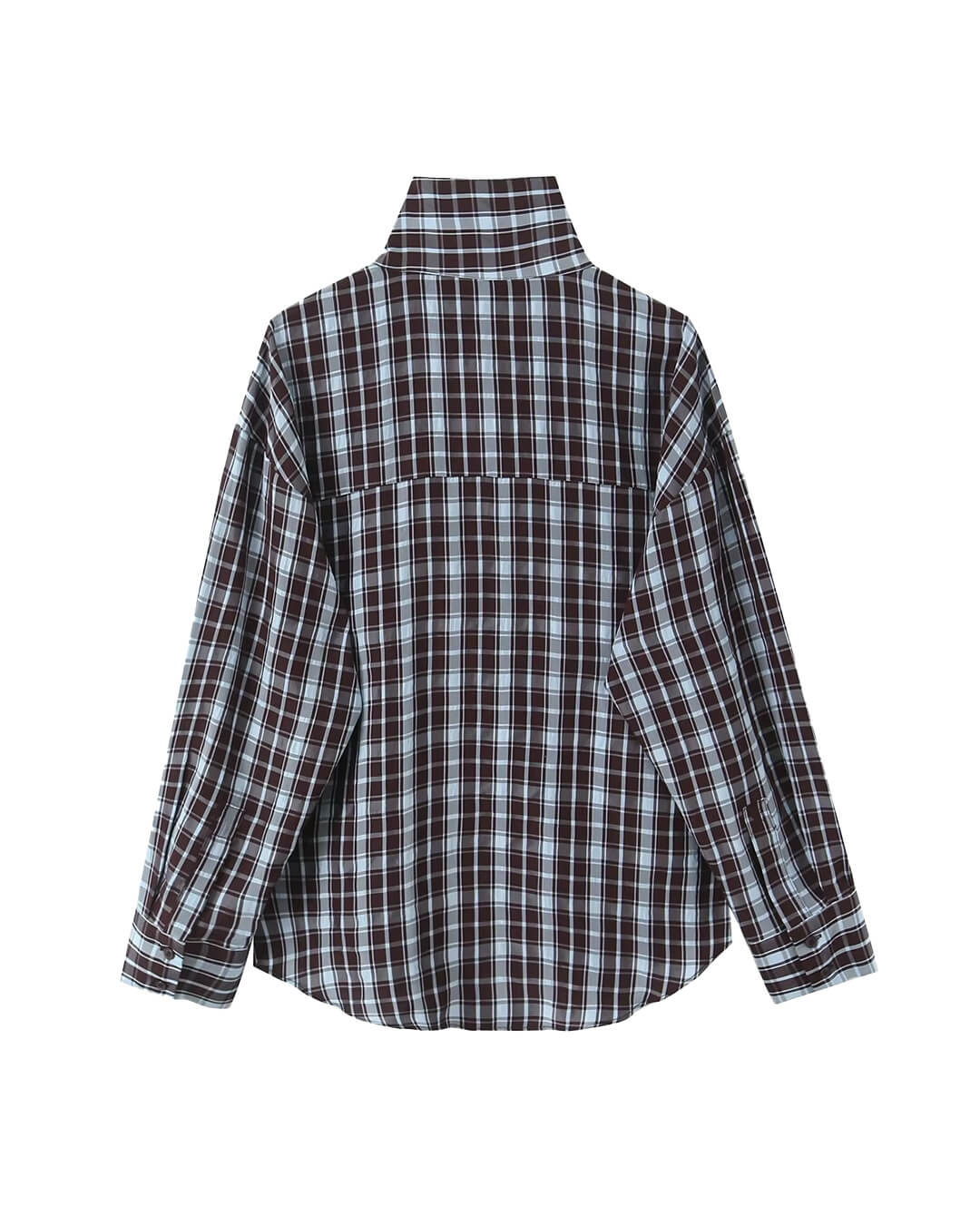 SOERA Rebecca Poplin Plaid Wrapped Shirt - Blouse - SOERA-334019-PLA-M-56003 M