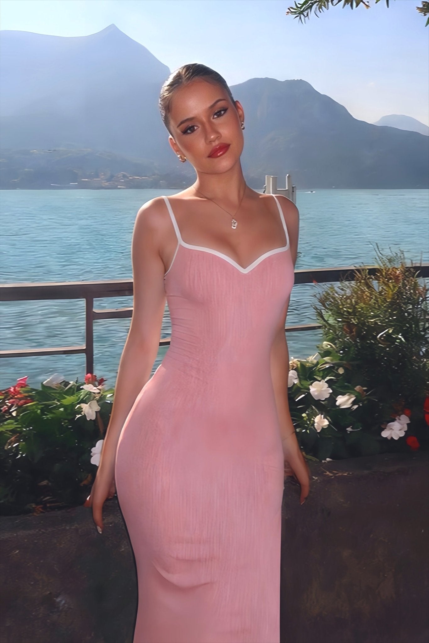SOERA Bianca Strappy Bodycon Maxi Dress - Dress - SOERA-956675-DEF-L-79811 L