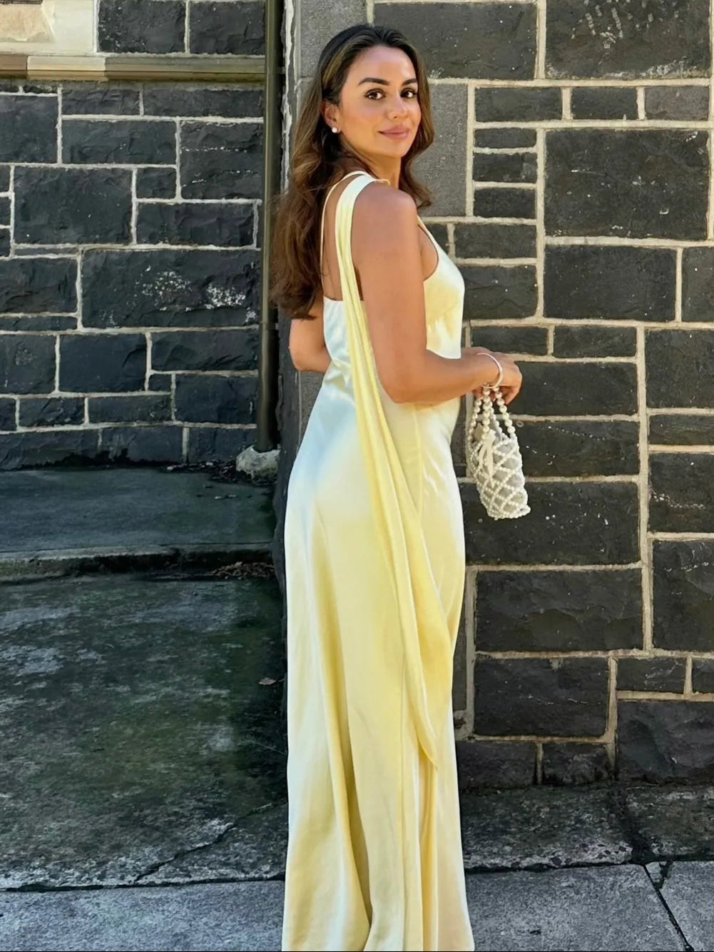 SOERA Airuna One-Shoulder Silk Evening Gown - Dress - SOERA-468995-DEF-OS-78852 M