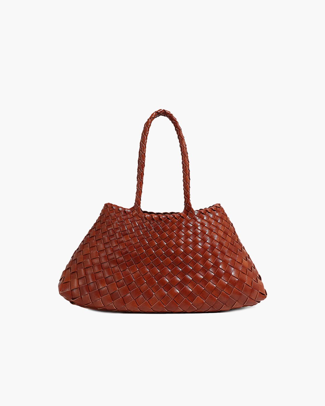 SOERA Marissa Vegan Leather Woven Bag Medium - Handbags - Soera-Marissa-Vegan-Leather-Woven-Bag-Medium-Handbag/Brown Brown Regular