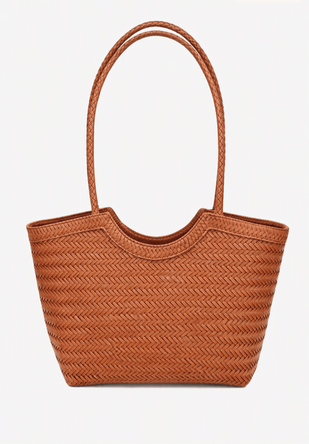 SOERA Rica Woven Faux Leather Bag - Handbags - DBAD2-HD313003 Light Brown Regular