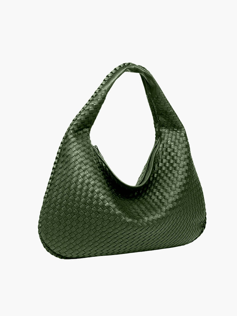 SOERA Woven bag XL - Handbags - DBAD2-QL367003 khaki
