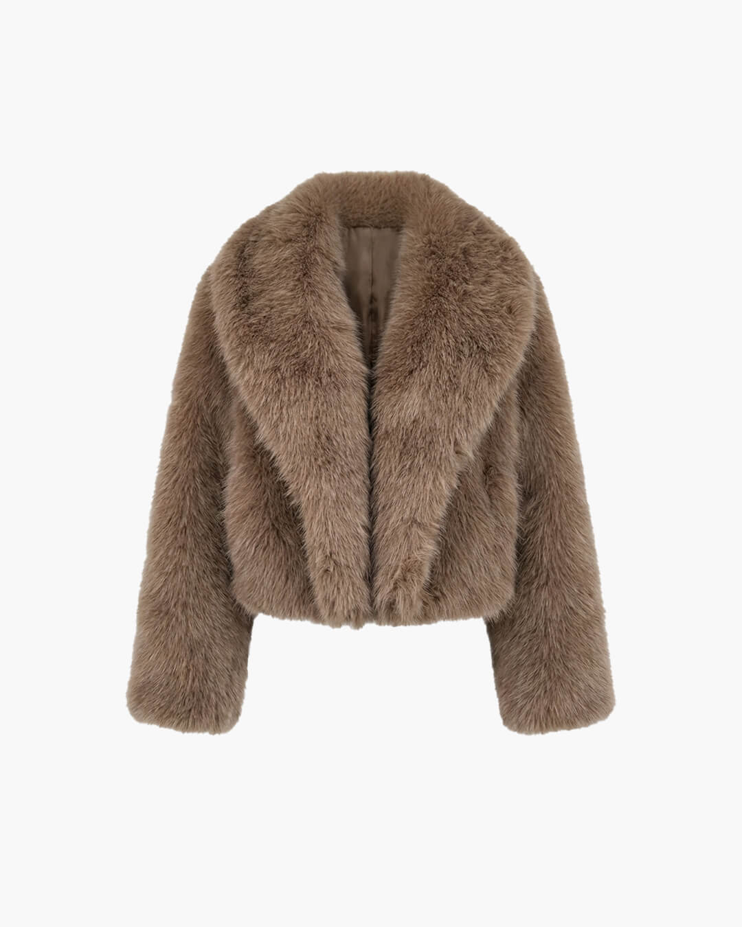 SOERA Andrea Faux Fur Coat - Jackets - 3256809848645660-;Ay1766488746536416390 Brown S