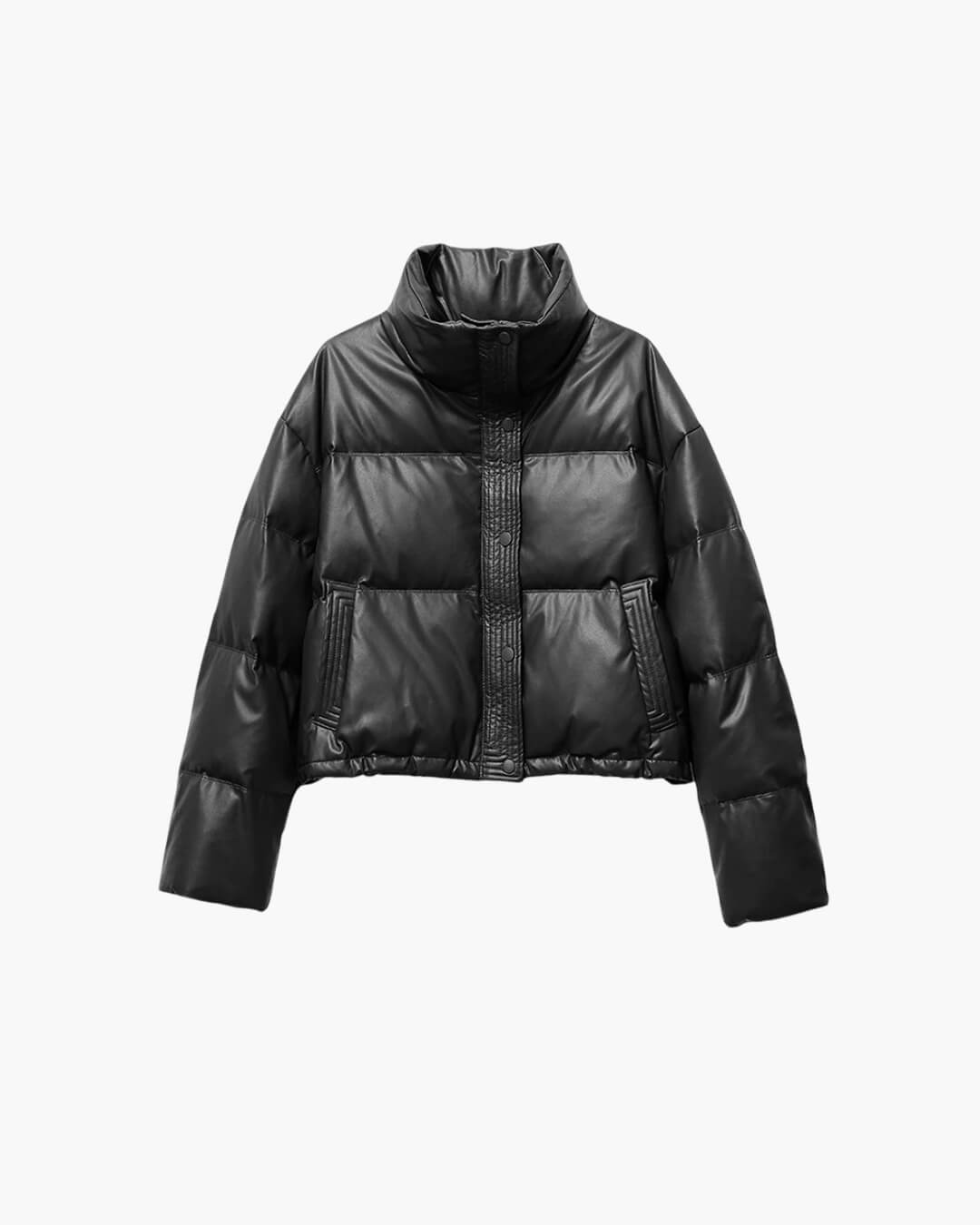 SOERA Mira Puffer Jacket - Jackets - 3256807623832358-;dZ1763625119668107680 Black L