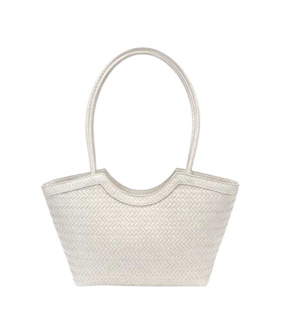 Rica Woven Faux Leather Bag